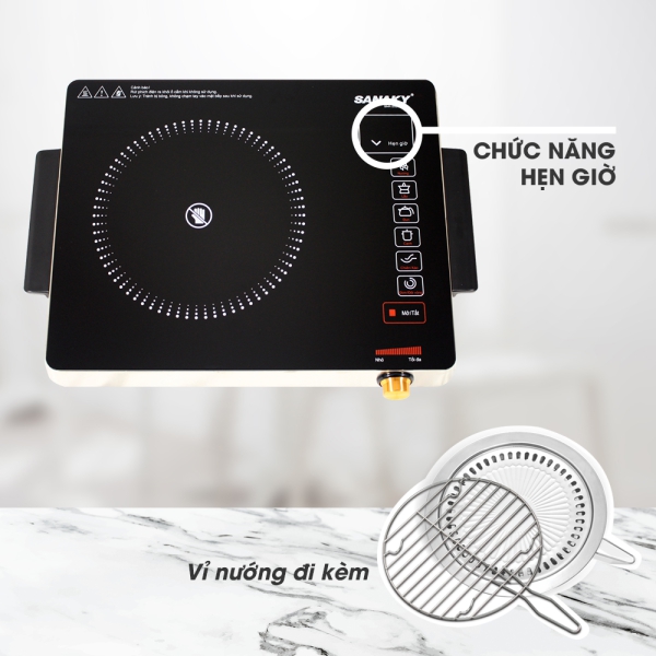 bep-hong-ngoai-sanaky-snk-2525hgn-hen-gio-600x600-1 Chức năng hẹn giờ trên bếp hồng ngoại SNK-2525HGN