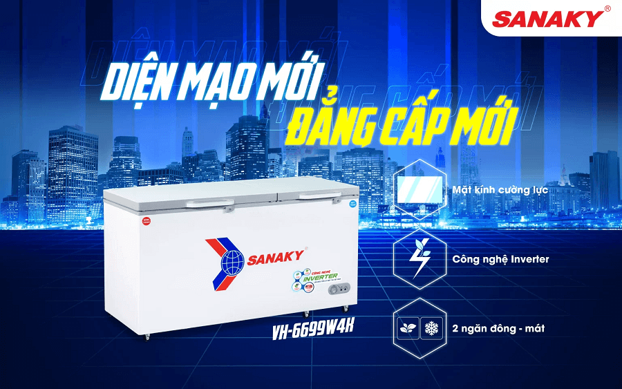 Tủ đông VH-6699W4K - Diện mạo mới, đẳng cấp mới