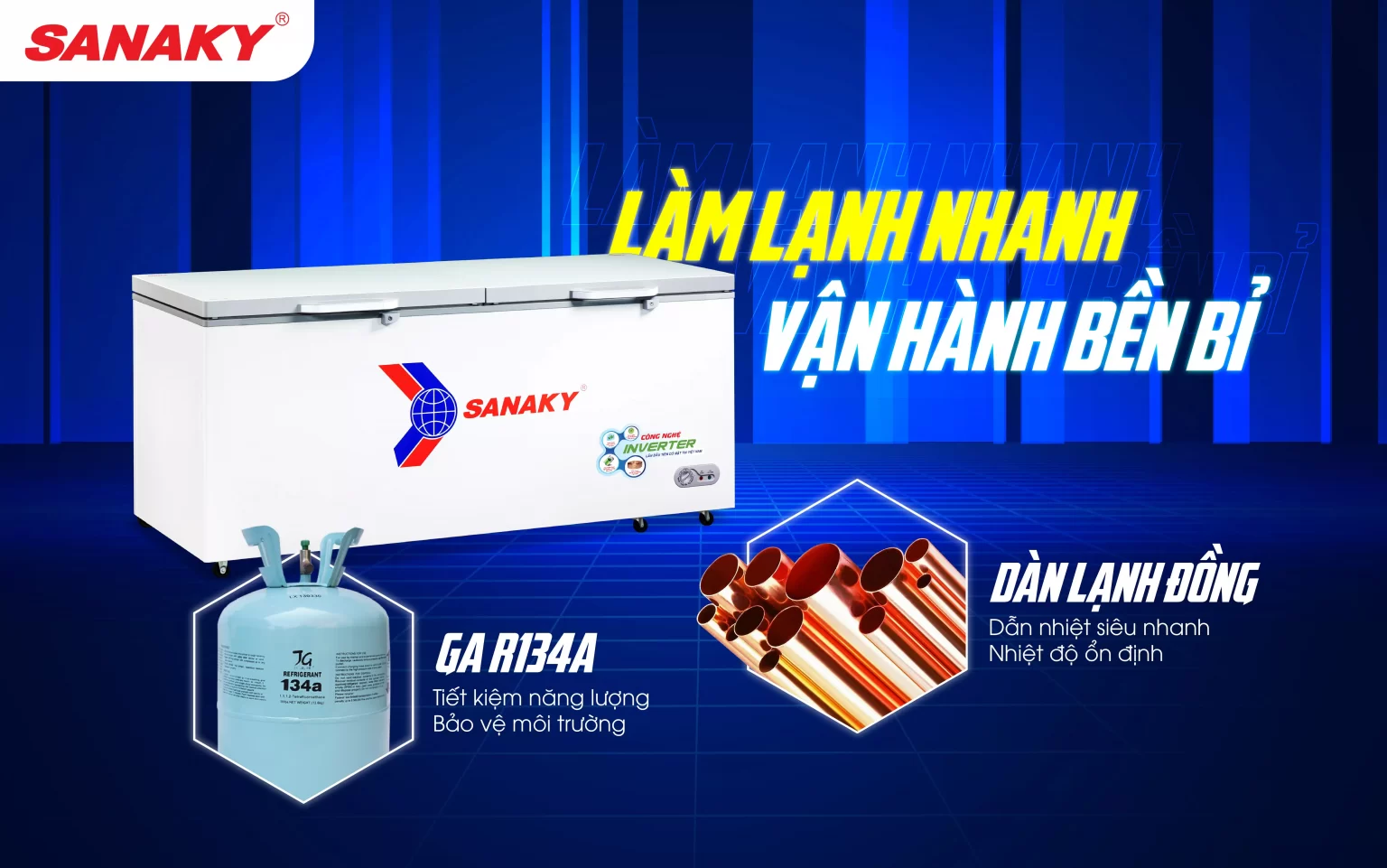lam-lanh-nhanh-tu-dong-sanaky-vh-8699hy4k Tủ đông Sanaky VH-8699HY4K dàn đồng làm lạnh nhanh