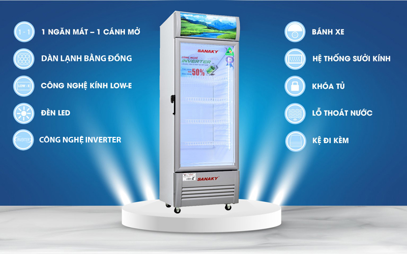 thong-so-ki-thuat-tu-mat-sanaky-vh-4089k3 Tính năng nổi bật của Tủ mát Sanaky VH-4089K3