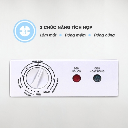 sanaky vh 2899a1 mot ngan ba che do - Tủ đông Sanaky VH-2899A1 235 lít Tủ 1 ngăn đông có 3 chế độ làm Mát – Đông mềm – Đông cứng sử dụng tiện lợi