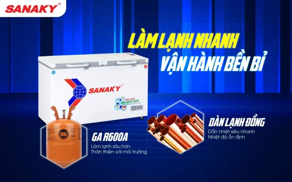 tu-dong-sanaky-vh-5699w4k-dan-lanh-ga-600x375-1 Công nghệ làm lạnh tiên tiến trên tủ đông VH-5699W4K