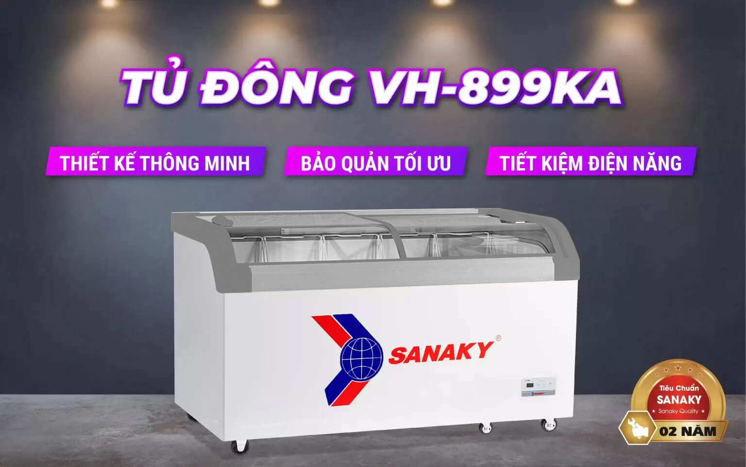tu-dong-sanaky-vh-899ka-9 Tủ Đông Sanaky VH-899KA 500 lít