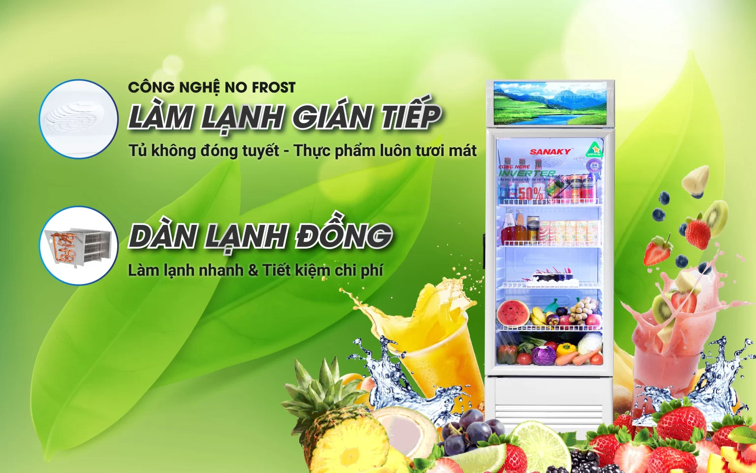 Công nghệ No Frost làm lạnh gián tiếp